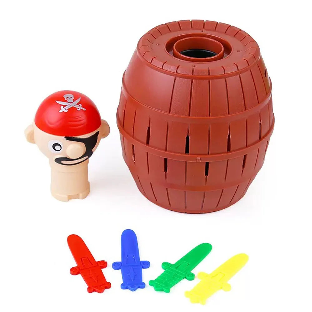 Pirate Bucket - Mr. Sword Bucket - Interactive Board Game, Mock and Trick Game - Trick Pirate Bucket, New and Unique Trick Game